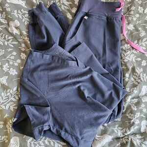 Figs Navy Scrub Set